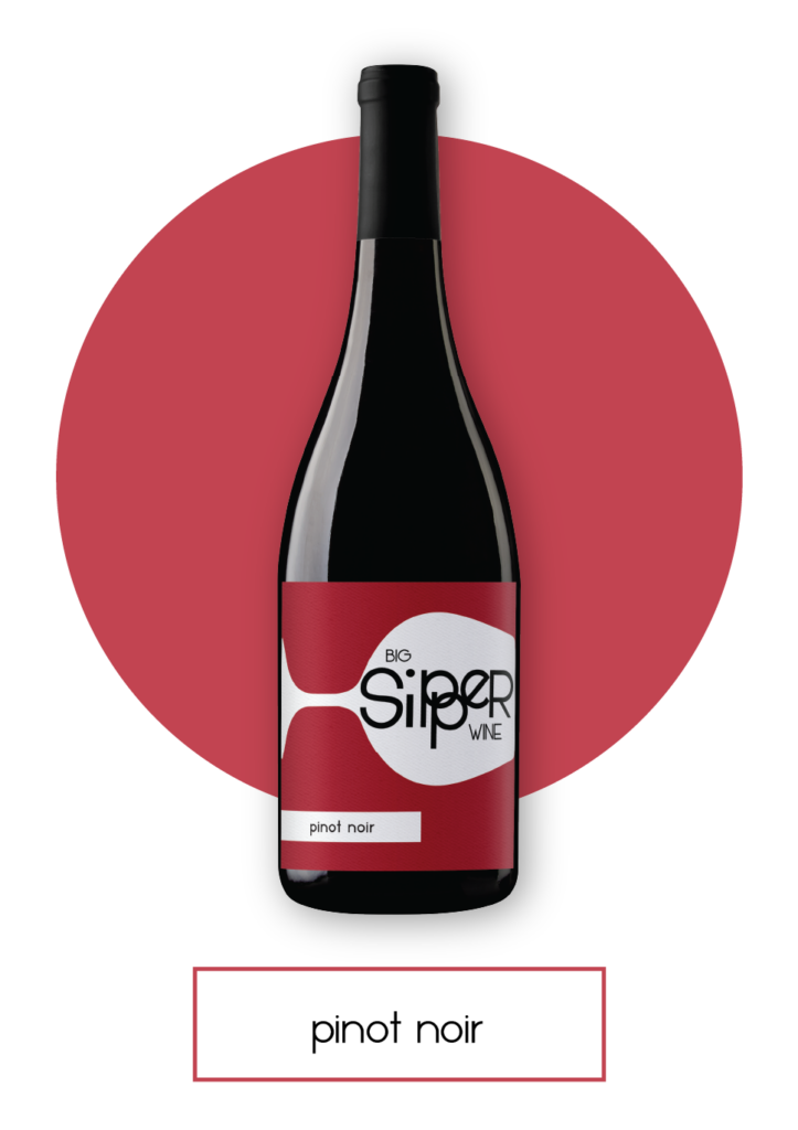 Big Sipper Pinot Noir Bottle with Button