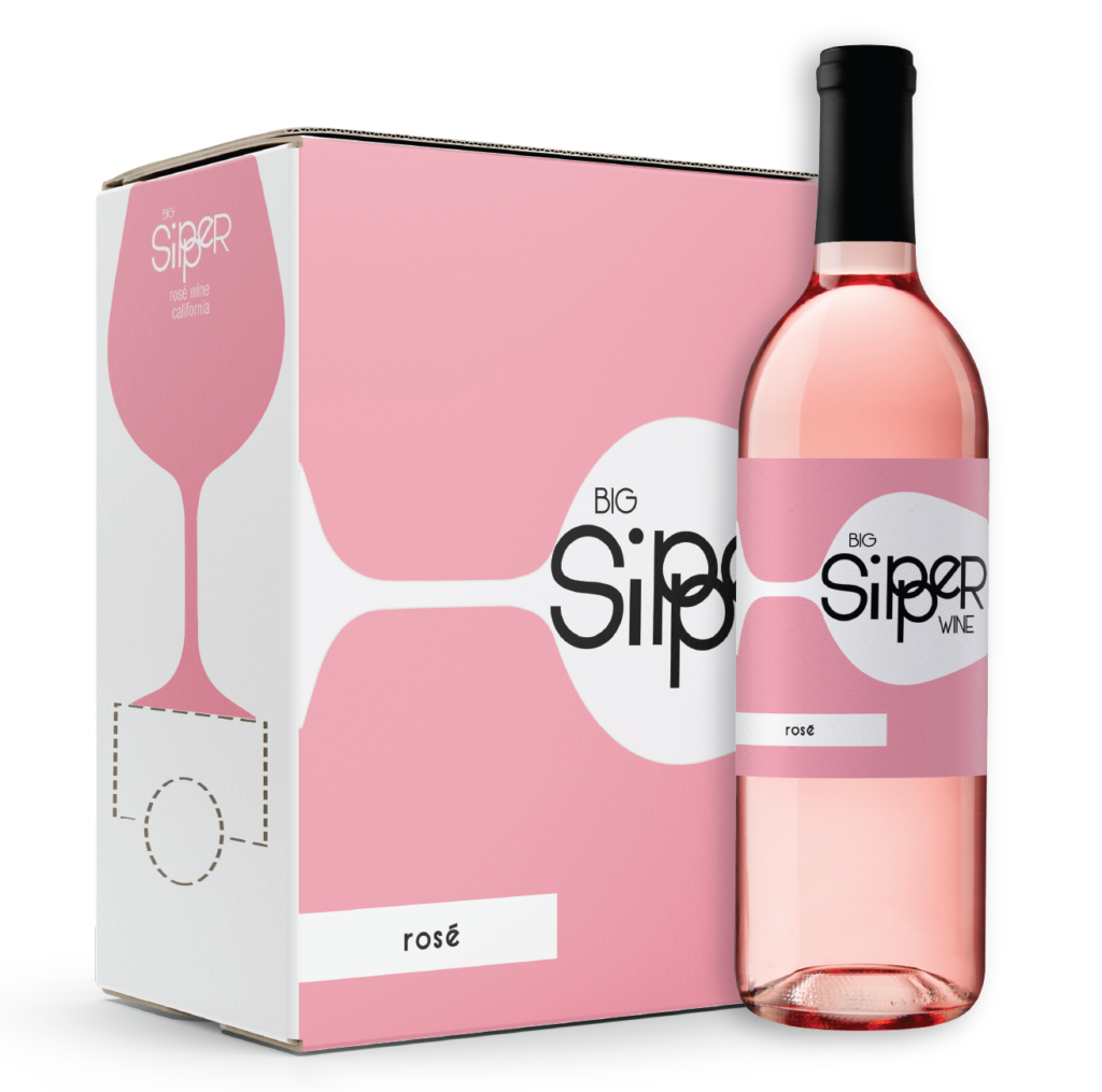 Big Sipper Rose Bottle and Box Wine